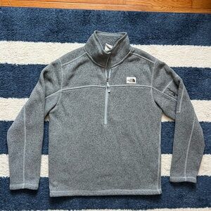The North Face Men’s Gray Quarter Zip Size Medium